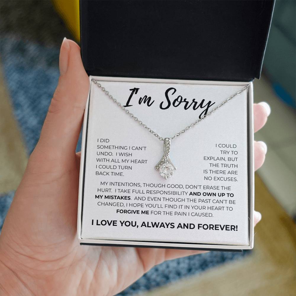 Apology Gift For Her - I Take Full Responsiblility - Alluring Beauty Necklace