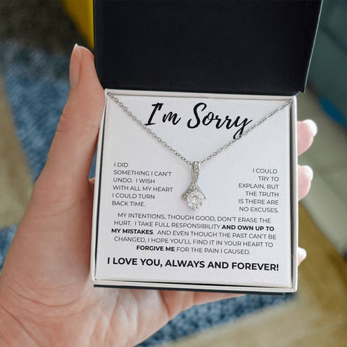 Apology Gift For Her - I Take Full Responsiblility - Alluring Beauty Necklace