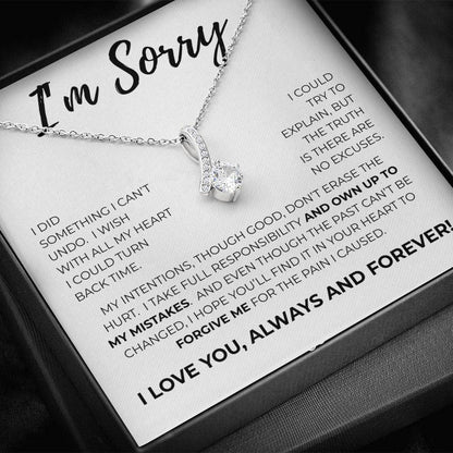 Apology Gift For Her - I Take Full Responsiblility - Alluring Beauty Necklace