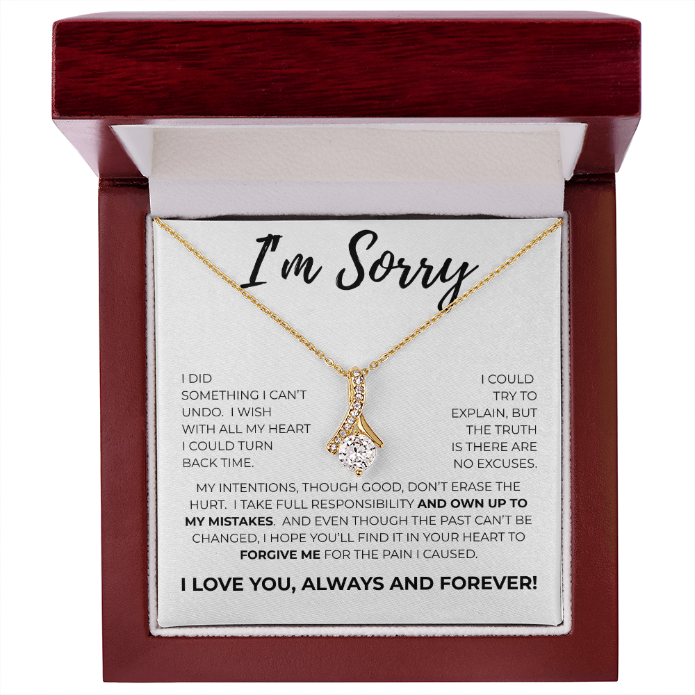 Apology Gift For Her - I Take Full Responsiblility - Alluring Beauty Necklace