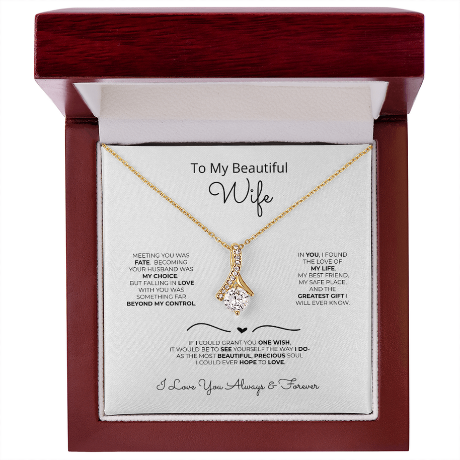 Alluring Beauty Necklace Gift for Wife – Fate Brought Us Together