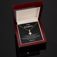 Alluring Beauty Necklace Gift for Daughter from Dad – Always in Your Corner