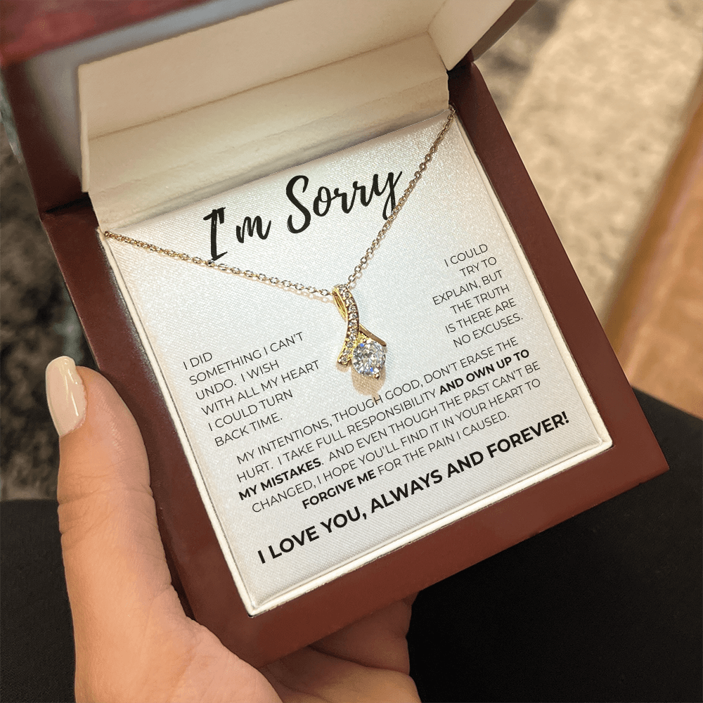 Apology Gift For Her - I Take Full Responsiblility - Alluring Beauty Necklace
