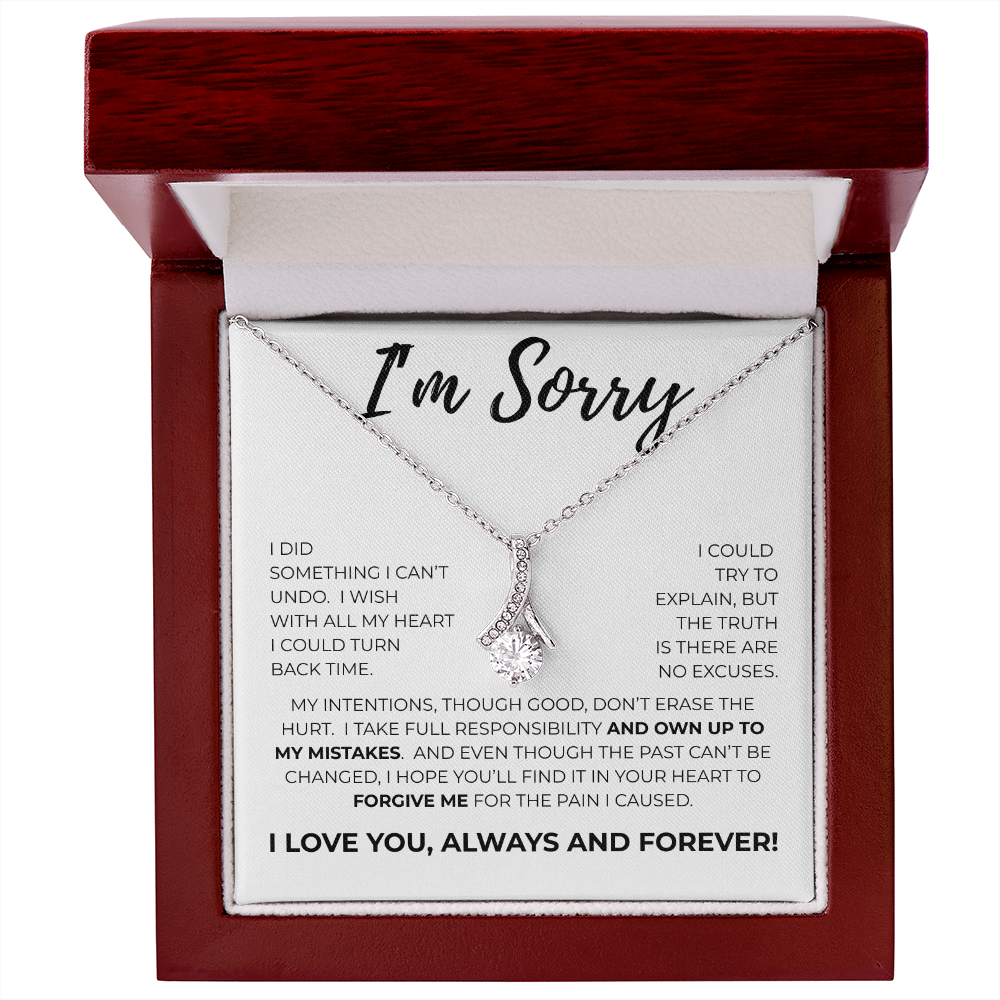 Apology Gift For Her - I Take Full Responsiblility - Alluring Beauty Necklace