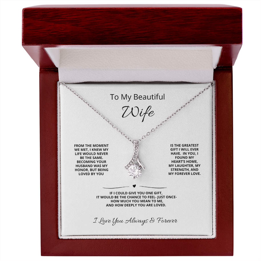 To My Beautiful Wife – I Found My Heart's Home