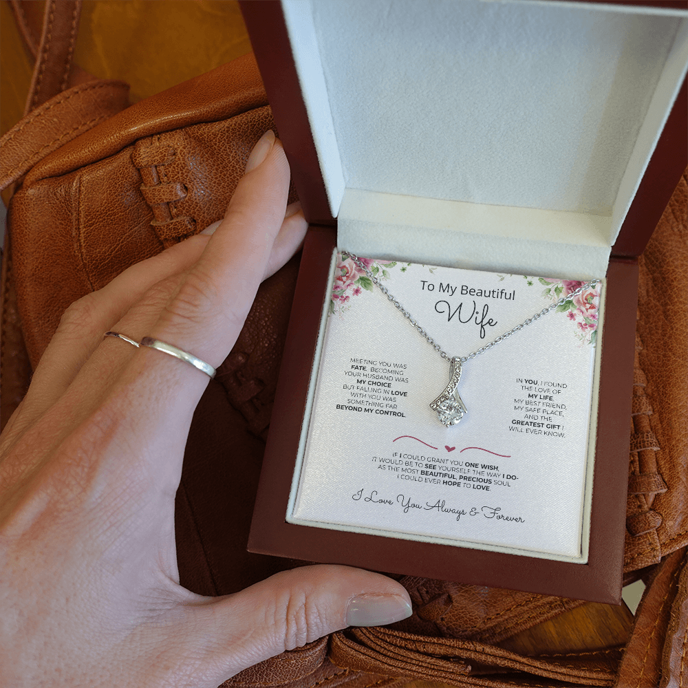 To My Wife - My Greatest Gift Necklace