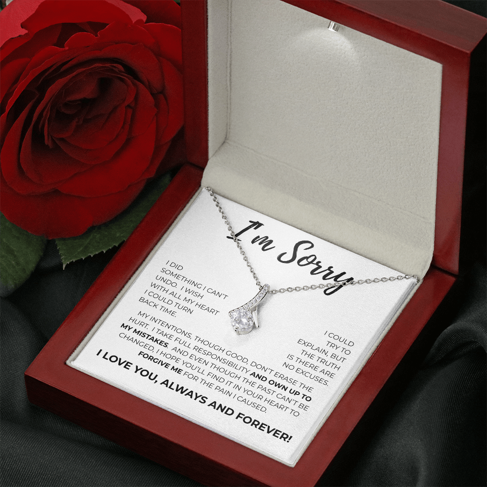 Apology Gift For Her - I Take Full Responsiblility - Alluring Beauty Necklace