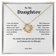 To My Daughter, I'll always be in your corner