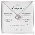 To Our Daughter- Forever MVP - Love Knot Necklace