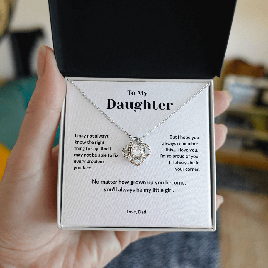 To My Daughter, I'll always be in your corner