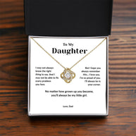 To My Daughter, I'll always be in your corner