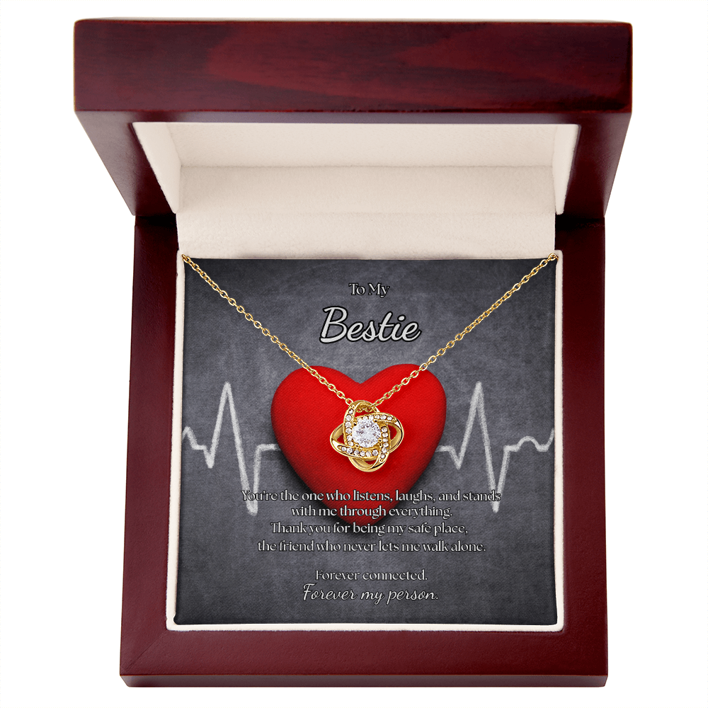 To My Bestie,  Forever My Person Necklace