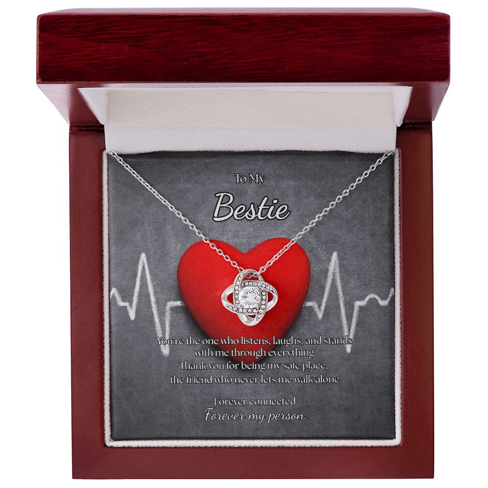 To My Bestie,  Forever My Person Necklace