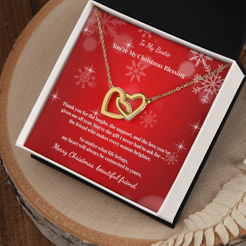 To My Bestie - My Christmas Blessing Necklace