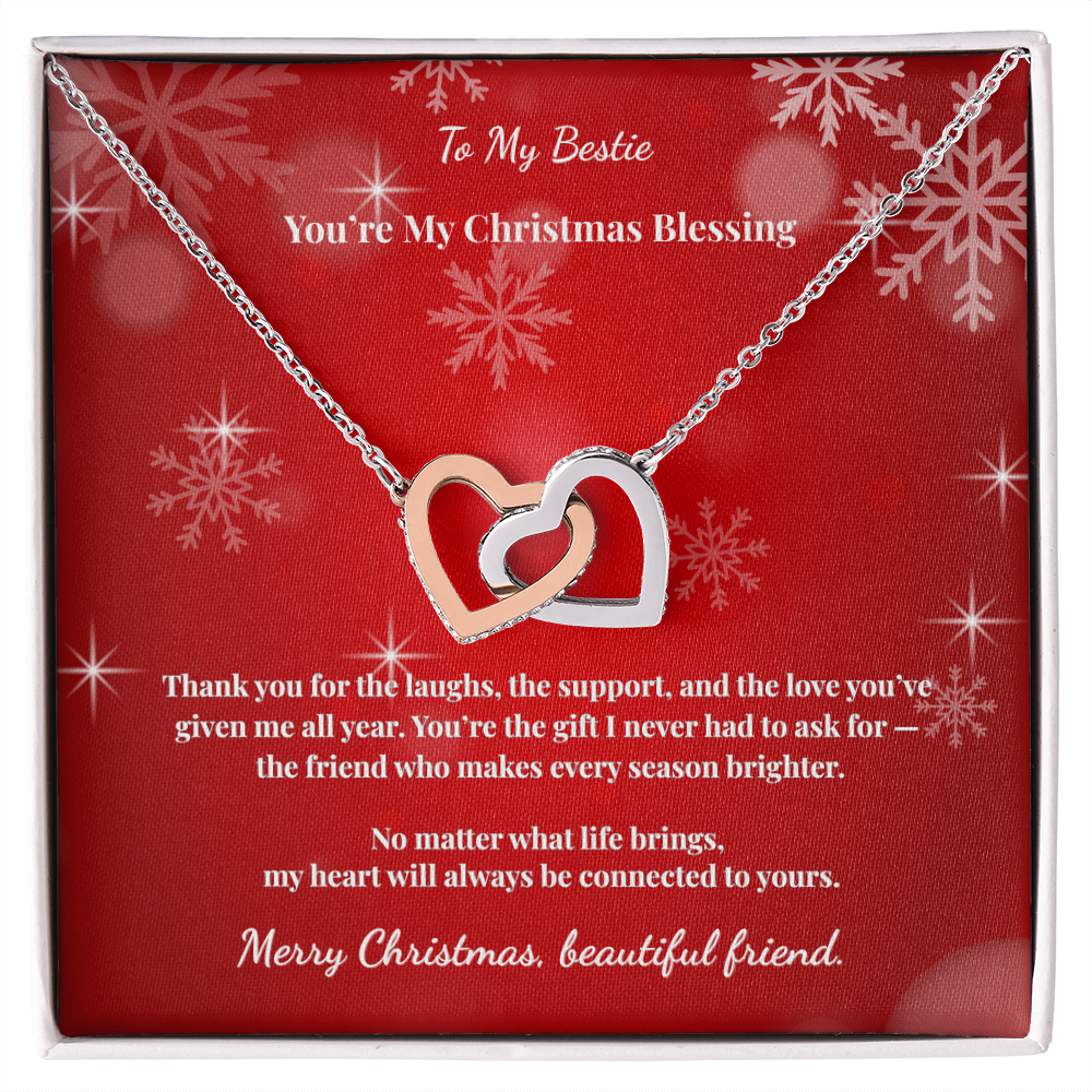 To My Bestie - My Christmas Blessing Necklace