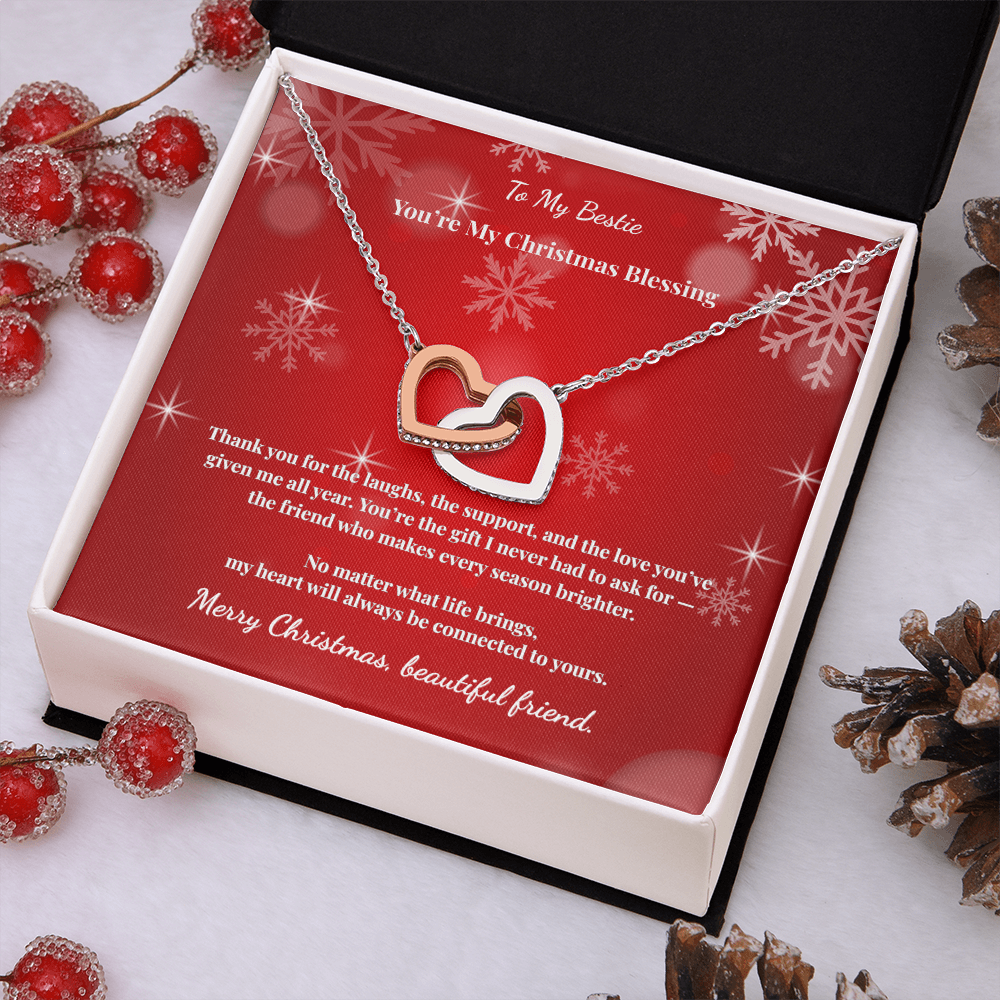 To My Bestie - My Christmas Blessing Necklace