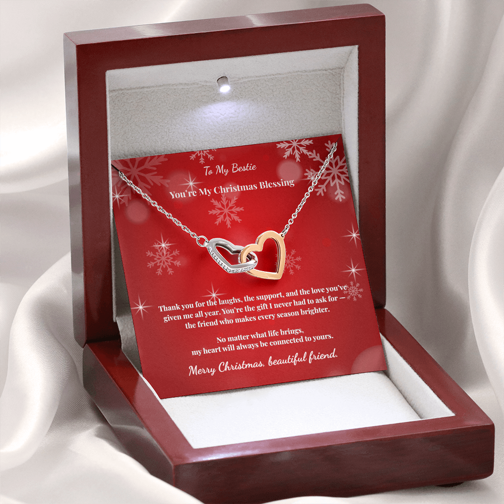 To My Bestie - My Christmas Blessing Necklace