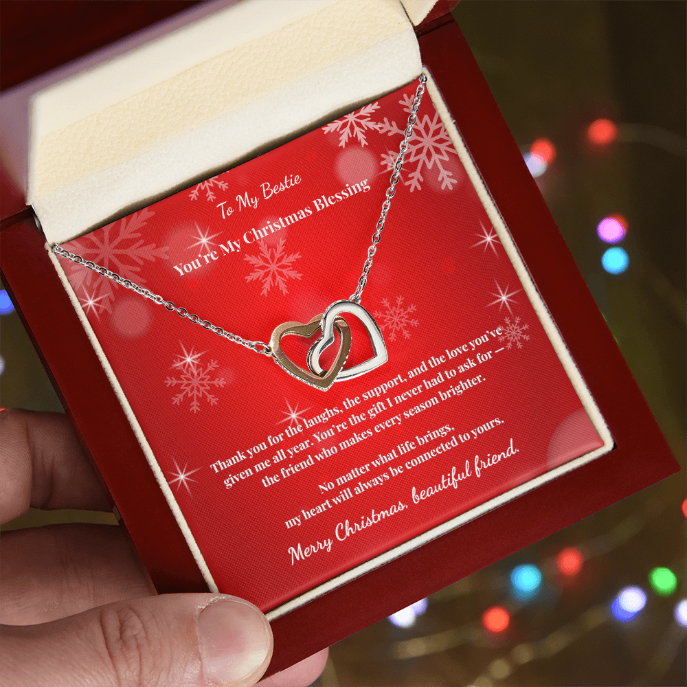 To My Bestie - My Christmas Blessing Necklace