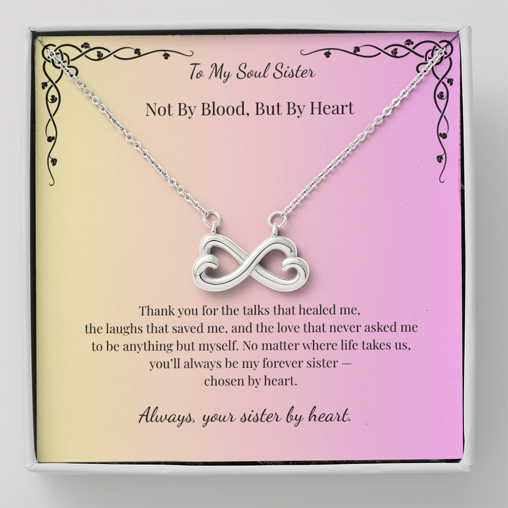 To My Soul Sister - Sister By Heart Necklace
