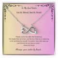 To My Soul Sister - Sister By Heart Necklace