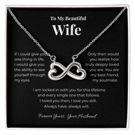 Beautiful Wife, Infinity Heart Pendant