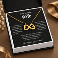 Beautiful Wife, Infinity Heart Pendant
