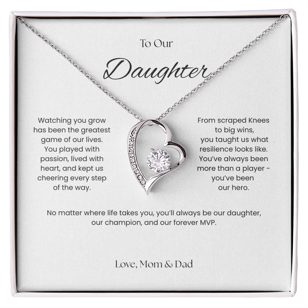 To Our Daughter, Our Champion – Forever Love Necklace