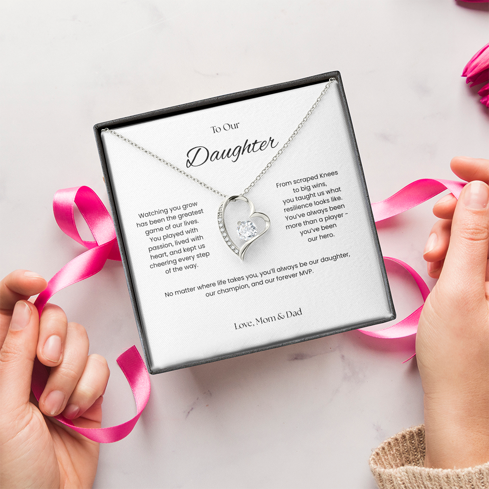 To Our Daughter, Our Champion Necklace