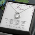 To My Mom -The Heart that Made Mine Strong Necklace