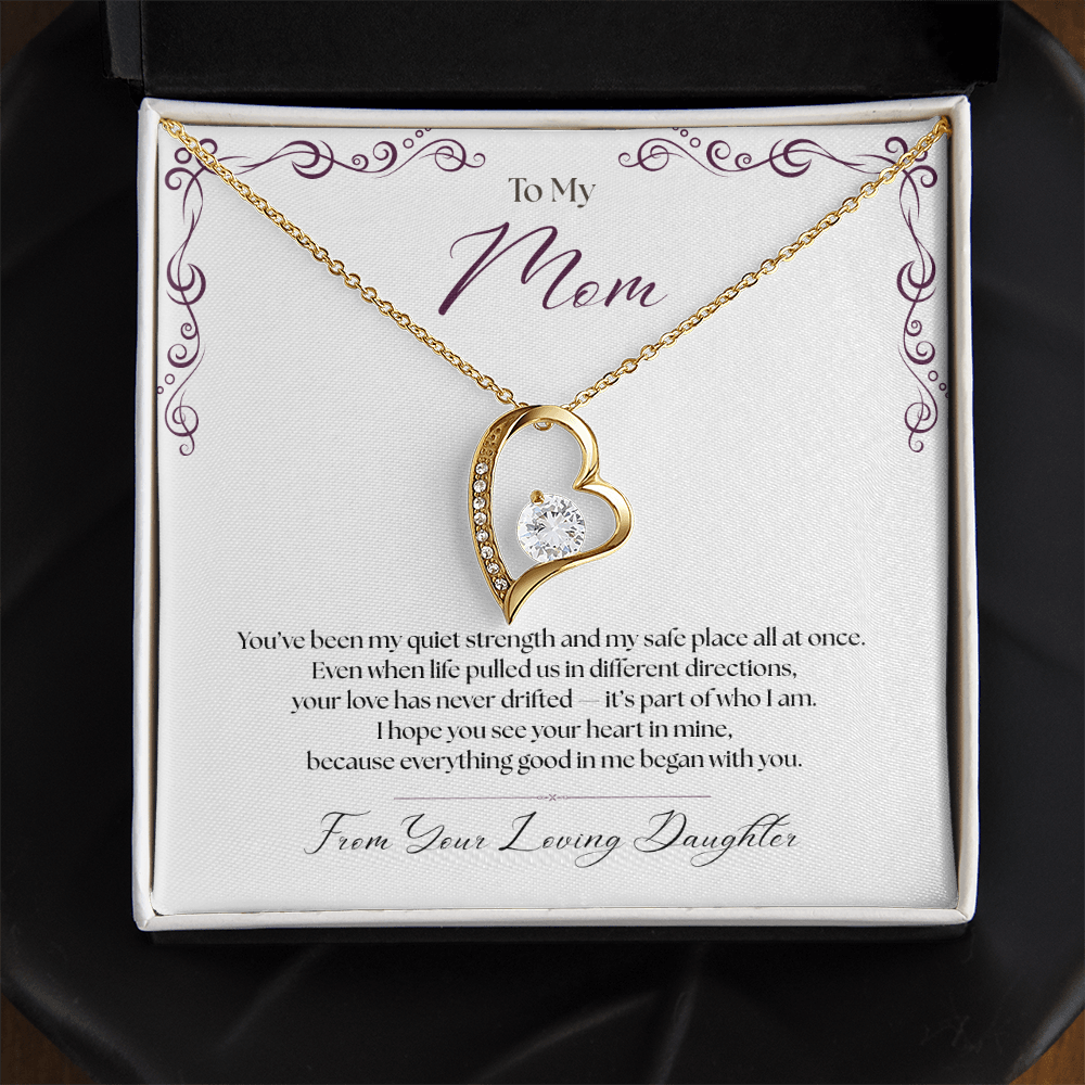 Forever Love Necklace Gift for Mom from Daughter – My Safe Place
