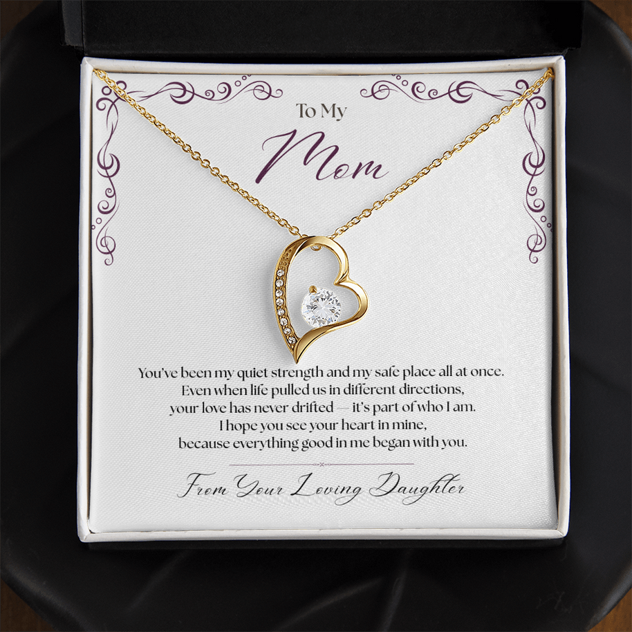 Forever Love Necklace Gift for Mom from Daughter – My Safe Place