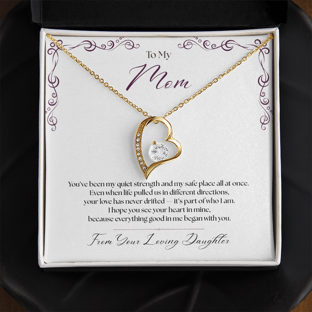 Forever Love Necklace Gift for Mom from Daughter – My Safe Place