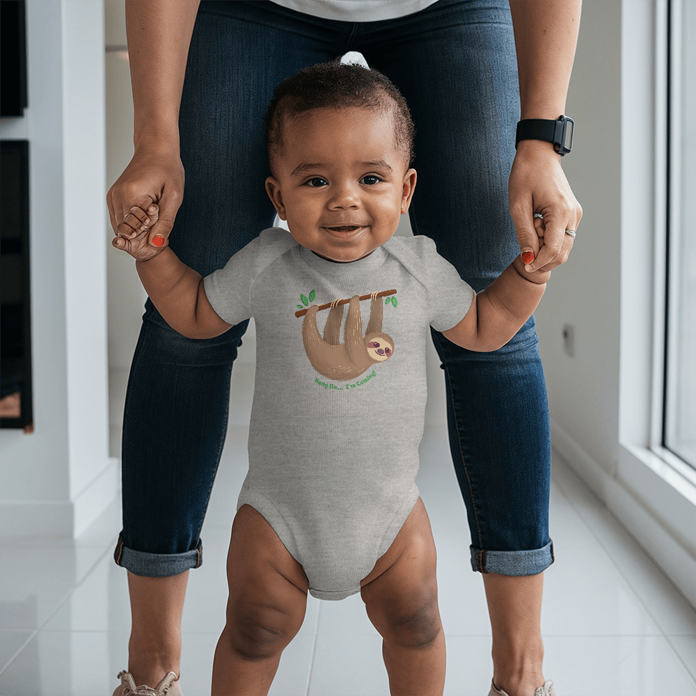Hang On.. I'm Coming - Cute Sloth baby Onesie
