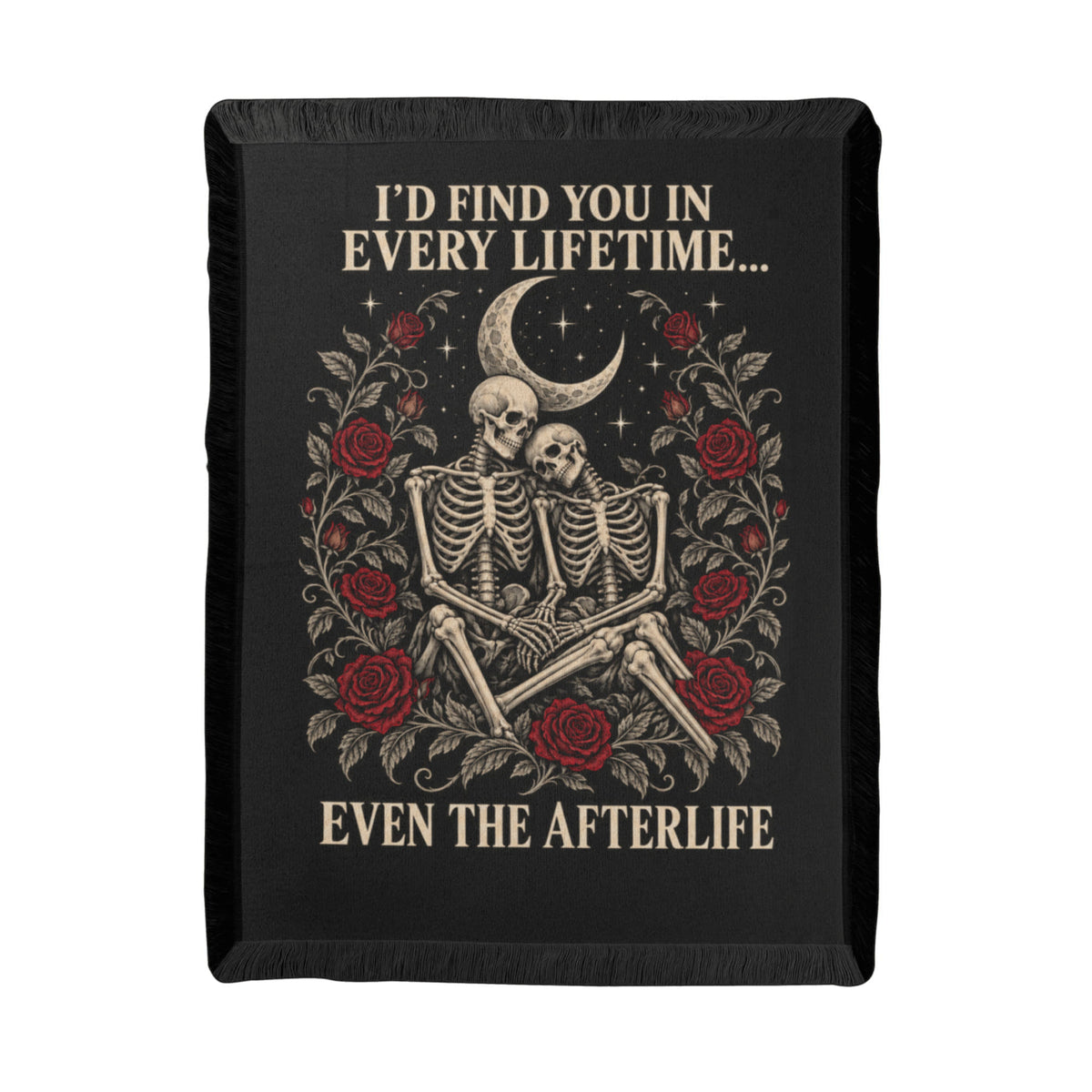 Every Lifetime, Skeleton Lovers Throw Blanket