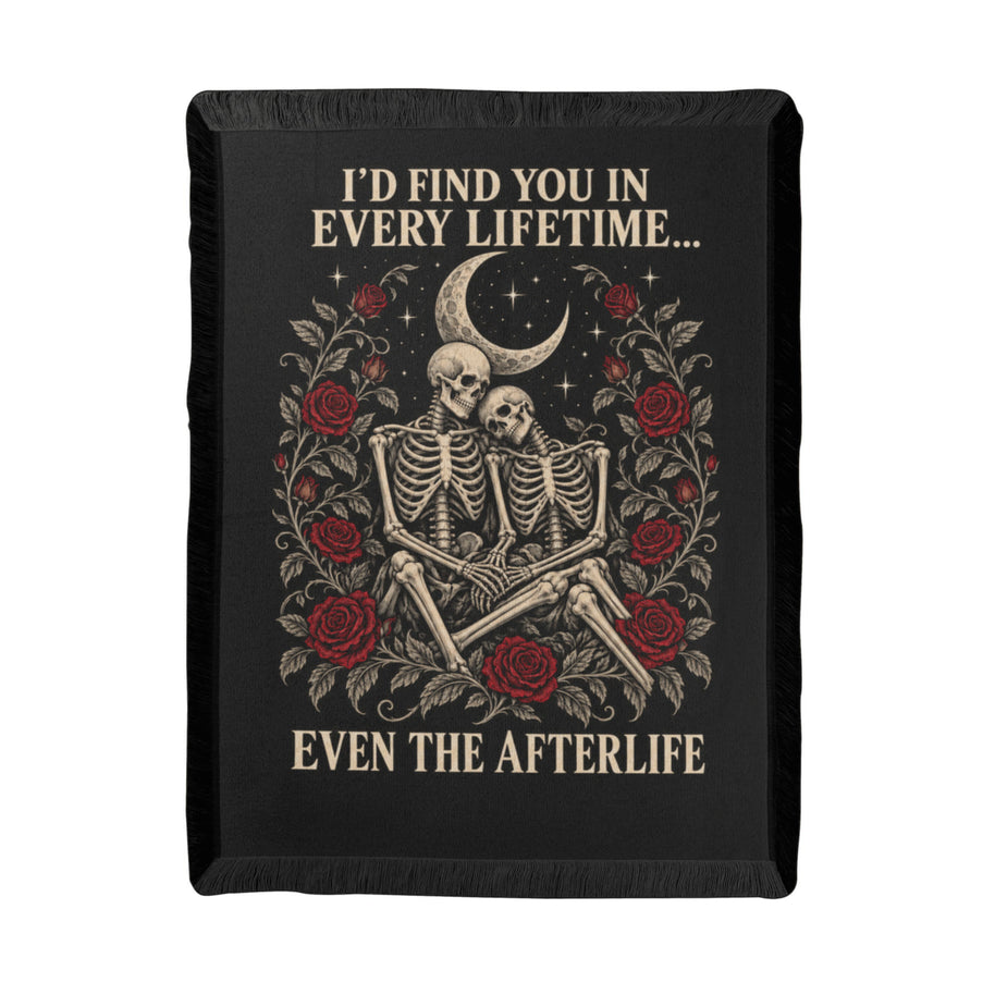 Every Lifetime, Skeleton Lovers Throw Blanket