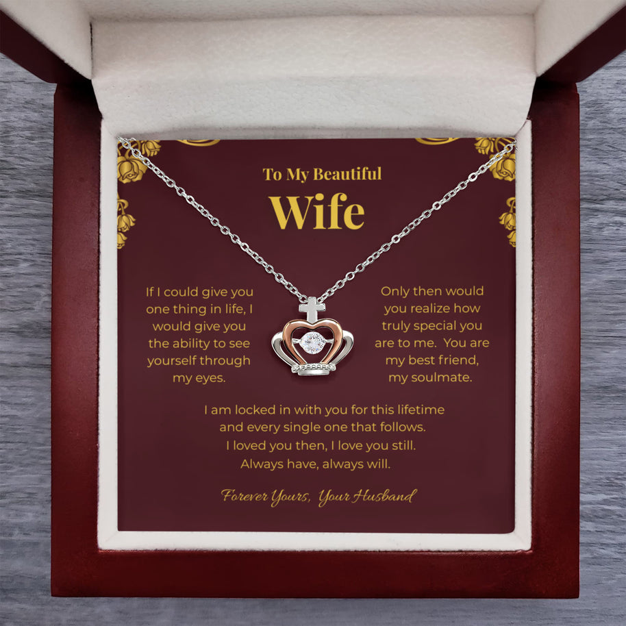 Beautiful Wife Regal Crown Pendant