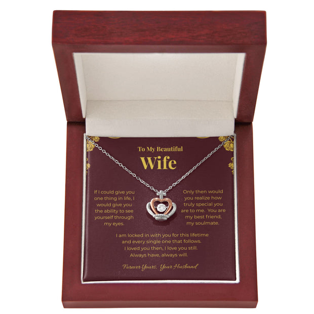 Beautiful Wife Regal Crown Pendant