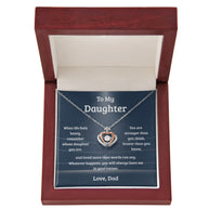 Crown Necklace Gift for Daughter from Dad – Remember Whose Daughter You Are