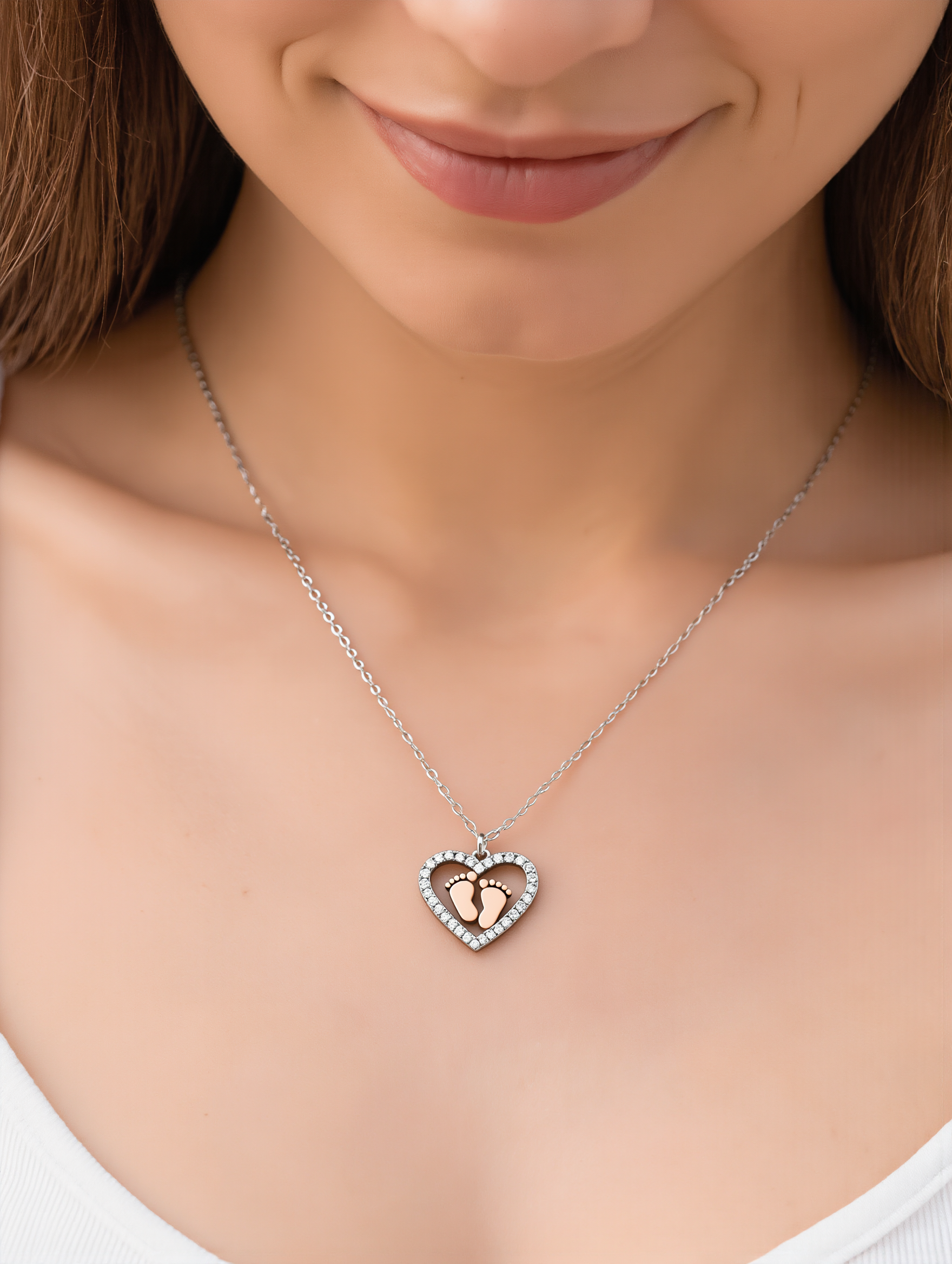 To A Beautiful New Mama – New Mom Encouragement Necklace