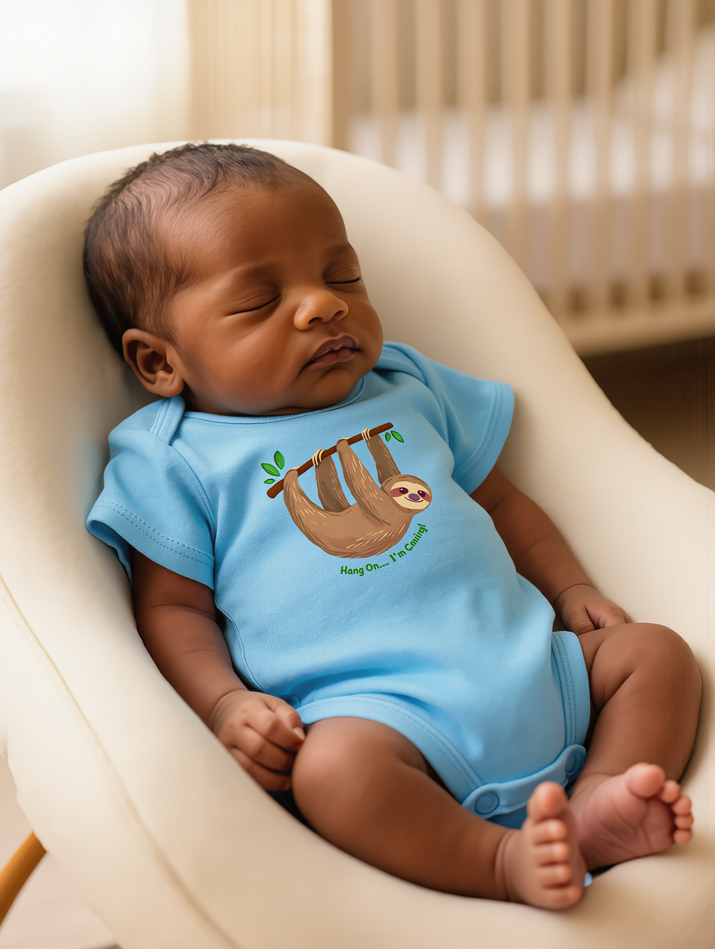 Hang On.. I'm Coming - Cute Sloth baby Onesie